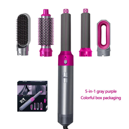 Sèche-cheveux multifonction 5 en 1 pour Dyson Airwraps - Brosse soufflante, fer à friser, lisseur, et outils de coiffure.